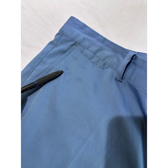 Nike Dri-Fit Golf Shorts Men’s Size 38w Standard Fit 10.5" Inseam Blue Chino - Picture 4 of 7
